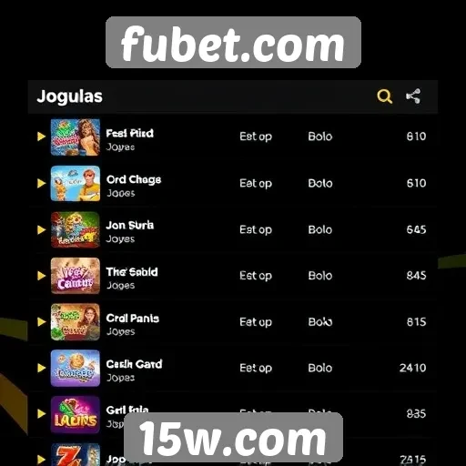 Análise dos jogos mais populares em fubet.com